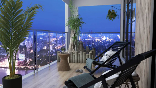 庫(kù)斯家居丨81㎡小型私宅，躺著看醉美的風(fēng)景